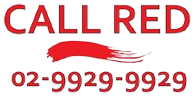 Call Red logo for airport transfers Sydney