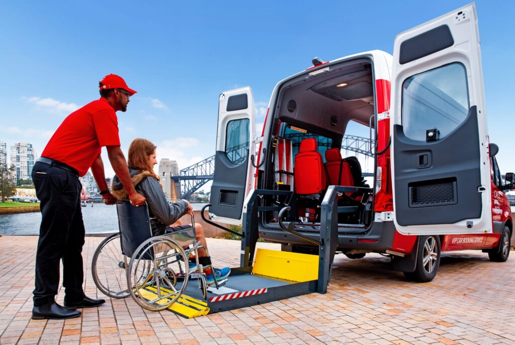 Sydney disability van airport transfers to city